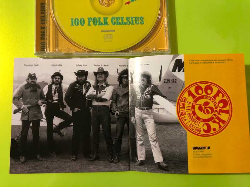 100 Folk Celsius - Paff, a bűvös sárkány Hungarian Children's Music CD by Hungaroton (5991811786120)