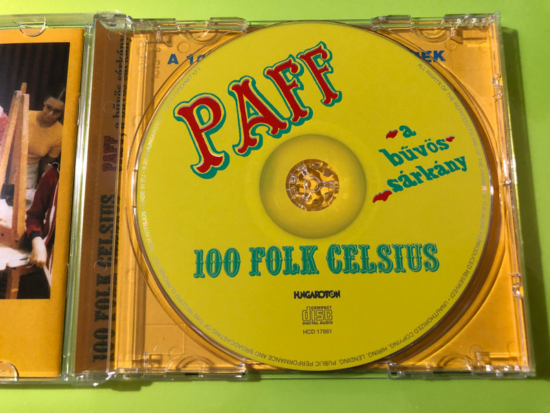 100 Folk Celsius - Paff, a bűvös sárkány Hungarian Children's Music CD by Hungaroton (5991811786120)