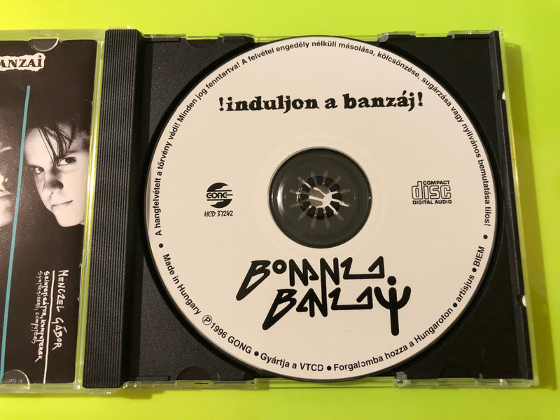 Bonanza Banzai - Induljon a banzáj! Hungarian Synth-pop CD by GONG (5991813724229)