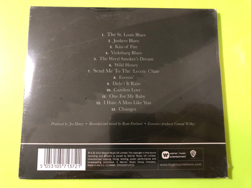 Warner Bros. Records: Hugh Laurie "Didn't It Rain" CD – Soulful Blues & Americana (5053105713721.)