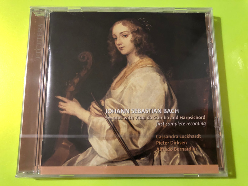 Etcetera Records: J.S. Bach Sonatas with Viola da Gamba and Harpsichord CD (8711801102023)