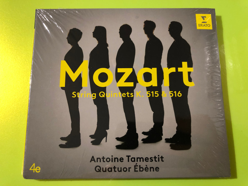 Erato Quatuor Ébène & Antoine Tamestit - Mozart: String Quintets K. 515 & 516 Classical CD (5054197213328)