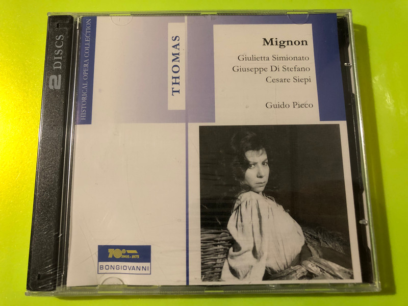 Bongiovanni: Ambroise Thomas – Mignon Historical Opera 2-CD Set (8007068064007)
