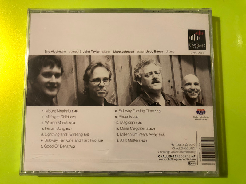 Challenge Jazz Eric Vloeimans Bitches and Fairy Tales CD (608917006124)