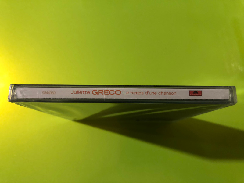 Polydor Juliette Gréco Le Temps d'une Chanson French Chanson CD (0602498449691)