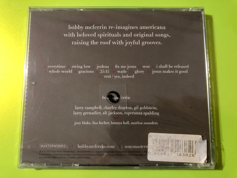 Sony Masterworks - Bobby McFerrin Spirityouall Americana & Spirituals CD (888837183826)