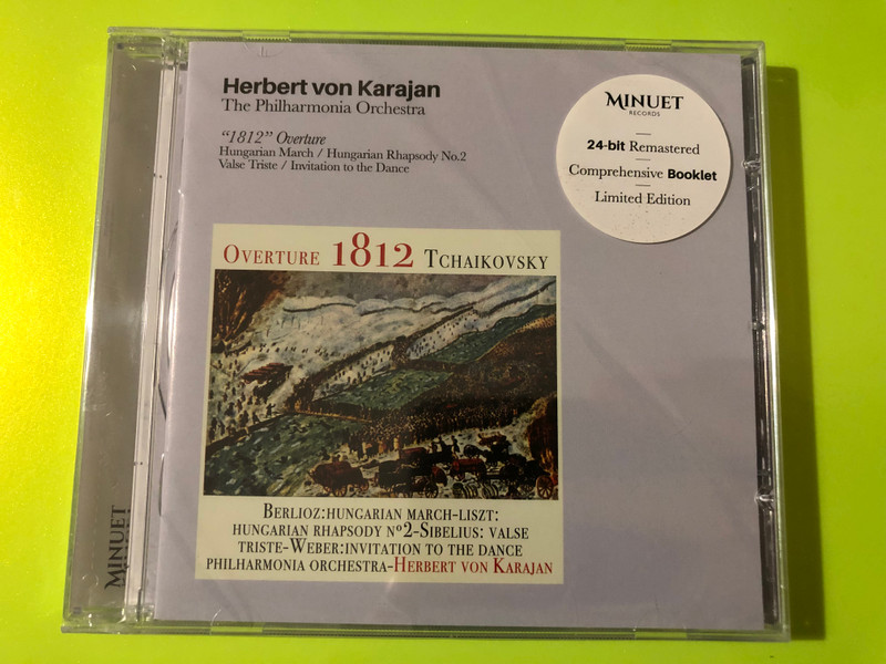 Minuet Records CD - Herbert von Karajan: Tchaikovsky "1812" Overture & Romantic Works (8436563180569)