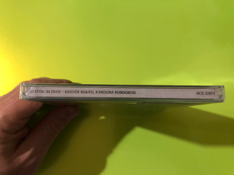 Hungaroton CD - Béla Bartók: 44 Duos for Two Violins by Kristóf Baráti & Karolina Kondorosi (5991813286925.)