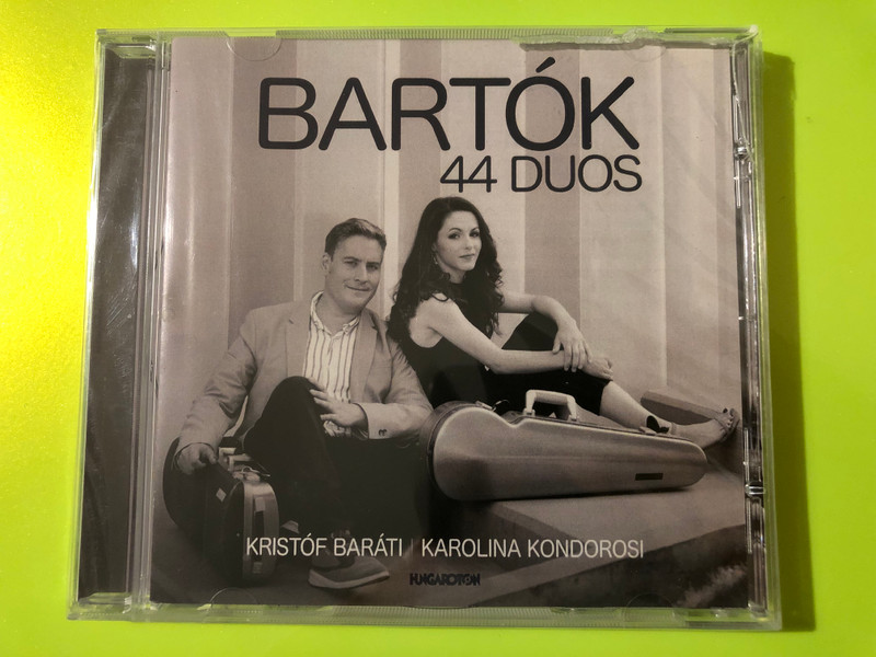 Hungaroton CD - Béla Bartók: 44 Duos for Two Violins by Kristóf Baráti & Karolina Kondorosi (5991813286925.)
