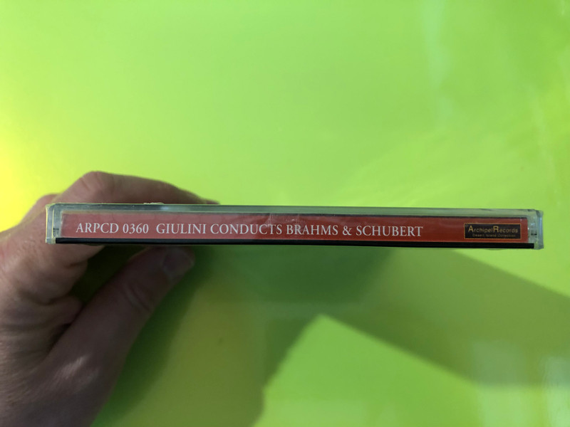 Archipel Carlo Maria Giulini Brahms & Schubert Symphony CD (4035122403602)