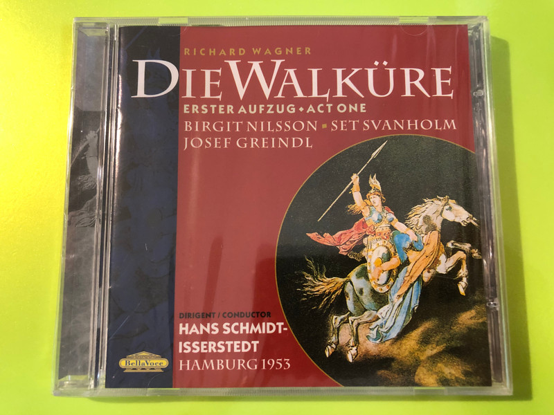 Bella Voce Wagner Die Walküre Act 1 Nilsson Svanholm Hamburg 1953 CD