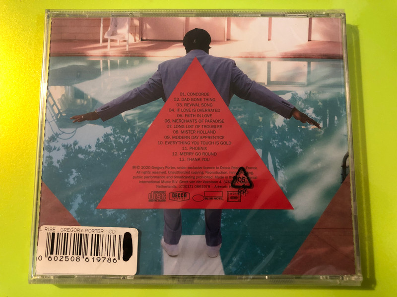 Gregory Porter: All Rise (Blue Note / Decca) Audio CD (602508619786)