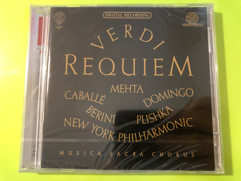 Giuseppe Verdi - Messa da Requiem Sony Classical Audio CD (887654567222)