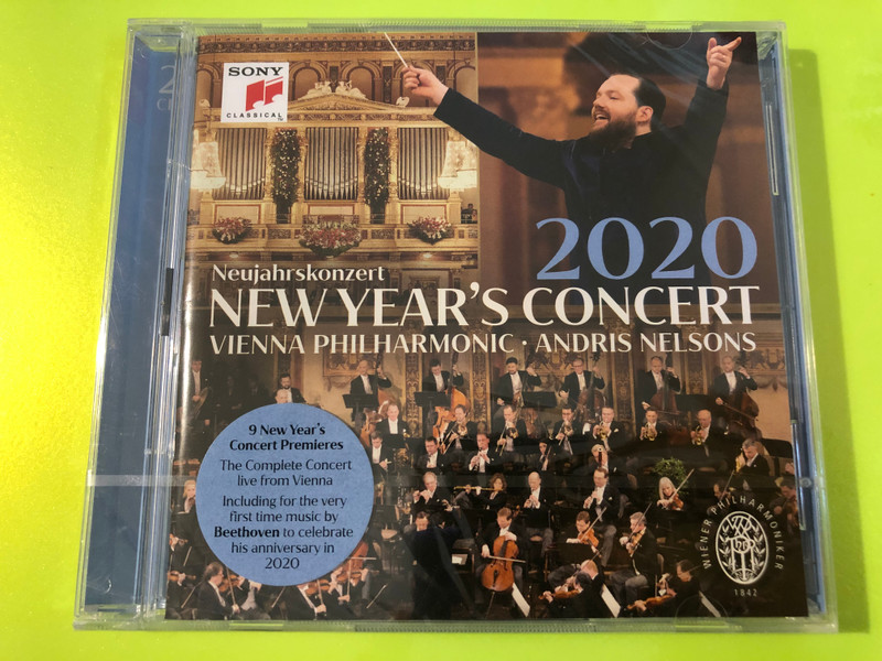 Vienna Philharmonic - New Year's Concert 2020 Sony Classical Audio CD (194397023626)