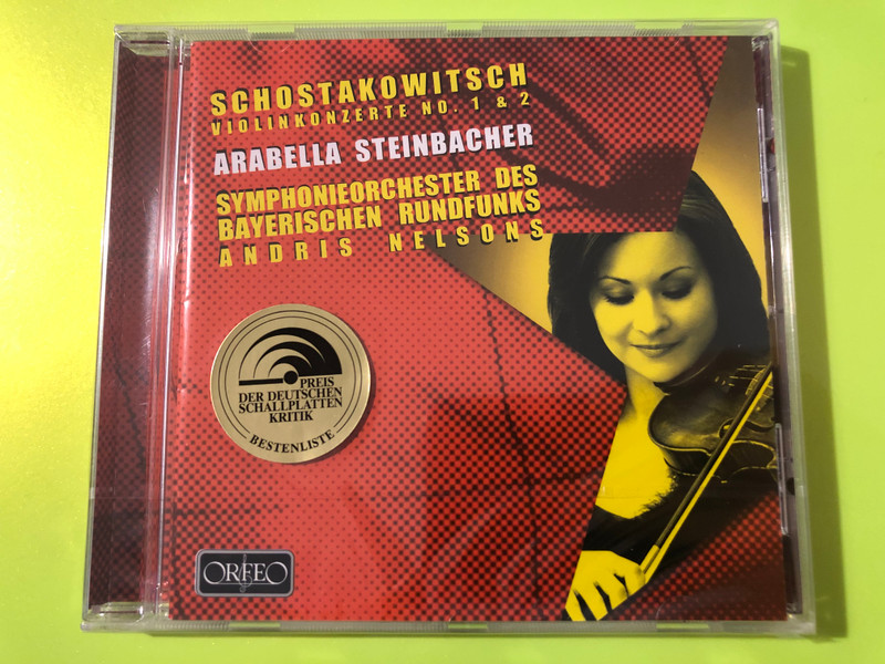 Arabella Steinbacher: Shostakovich Violin Concertos 1 & 2 Orfeo Classical CD (4011790687124)