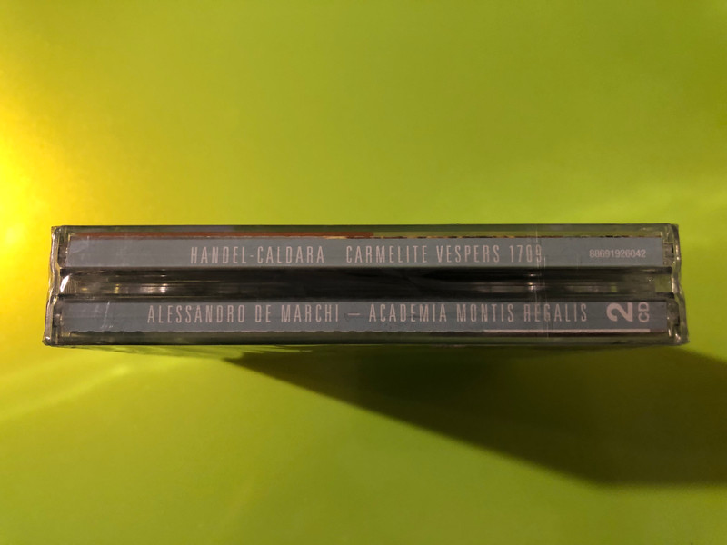 Handel-Caldara: Carmelite Vespers 1709 Deutsche Harmonia Mundi 2 CD (886919260427)