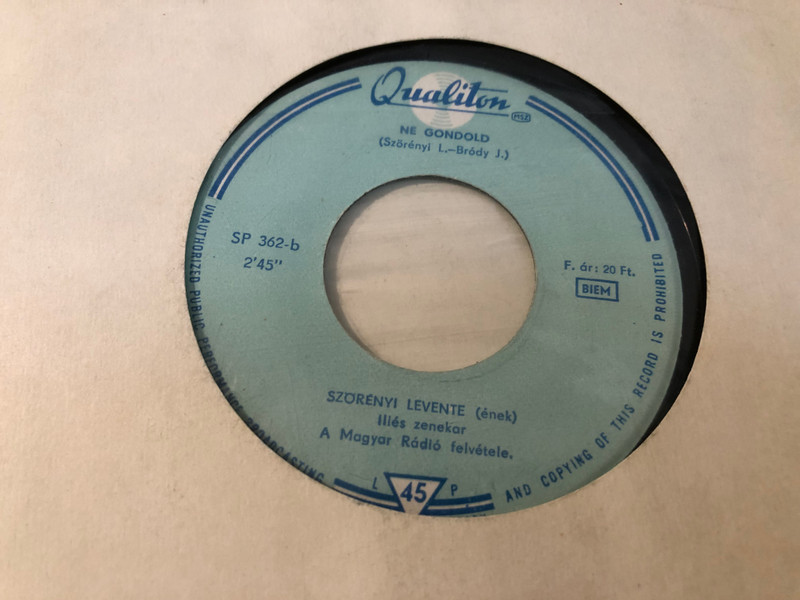 Qualiton Vinyl 7" Single - Illés Zenekar: Iconic Hungarian Beat Classics (IllésZenekar02)