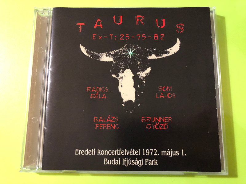 Legendary Hungarian Hard Rock: Taurus EX-T: 25-75-82 Autographed Audio CD by La Ventana (5998498227984)