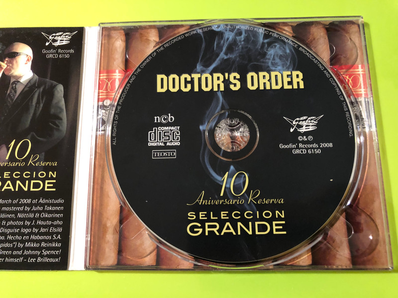 Goofin' Records: Doctor's Order – Selección Grande 10 Aniversario Reserva Audio CD (6419517061505)