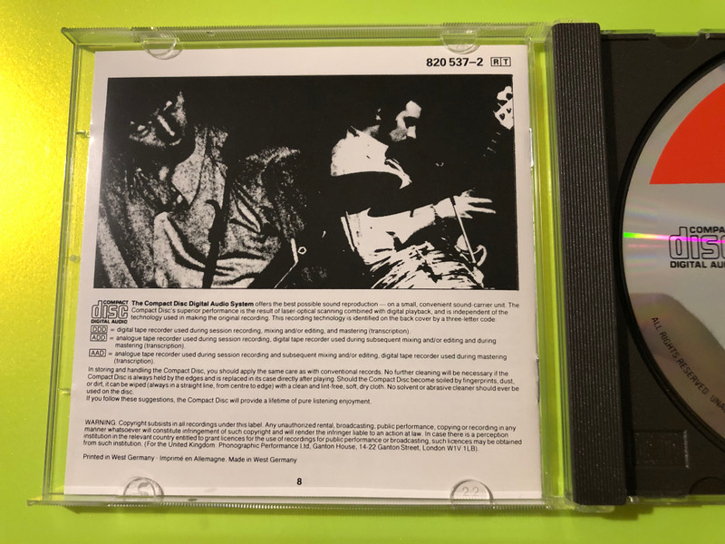 Deram Presents: John Mayall & The Bluesbreakers – Crusade Autographed Blues Rock CD (042282053725)