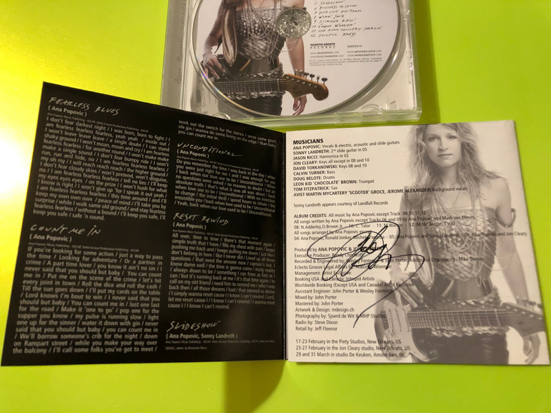 Eclecto Groove Records Presents: Ana Popovic – Unconditional Audio CD (850021001636)