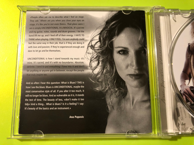 Eclecto Groove Records Presents: Ana Popovic – Unconditional Audio CD (850021001636)