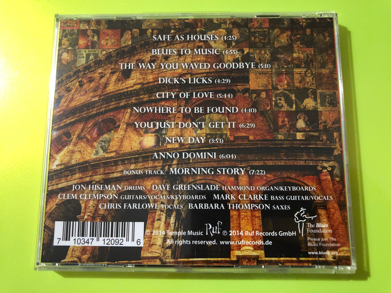 Jazz-Rock Mastery: Colosseum – Time On Our Side Audio CD (Ruf Records) (710347120926)