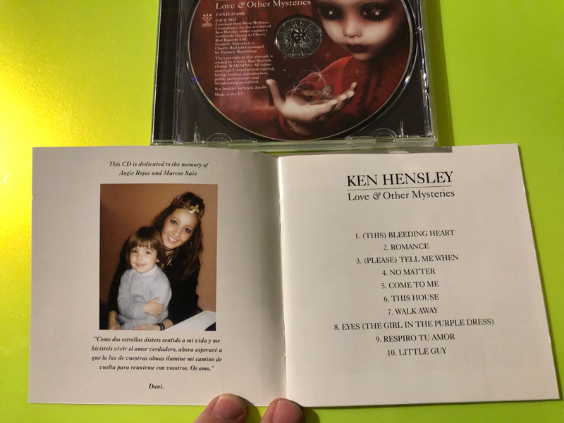 Ken Hensley Love & Other Mysteries Autographed Esoteric Antenna CD (5013929470538)