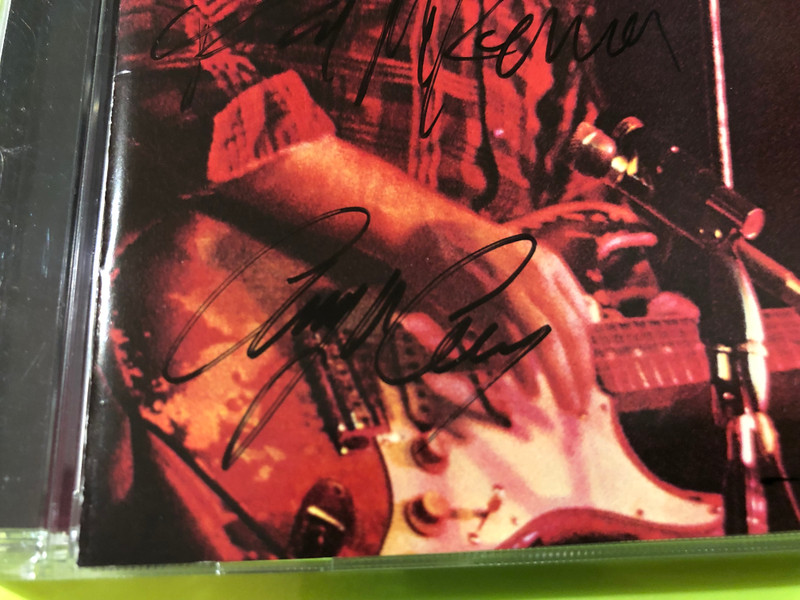 Rory Gallagher Live! In Europe Autographed Sony Music CD (886919370126)