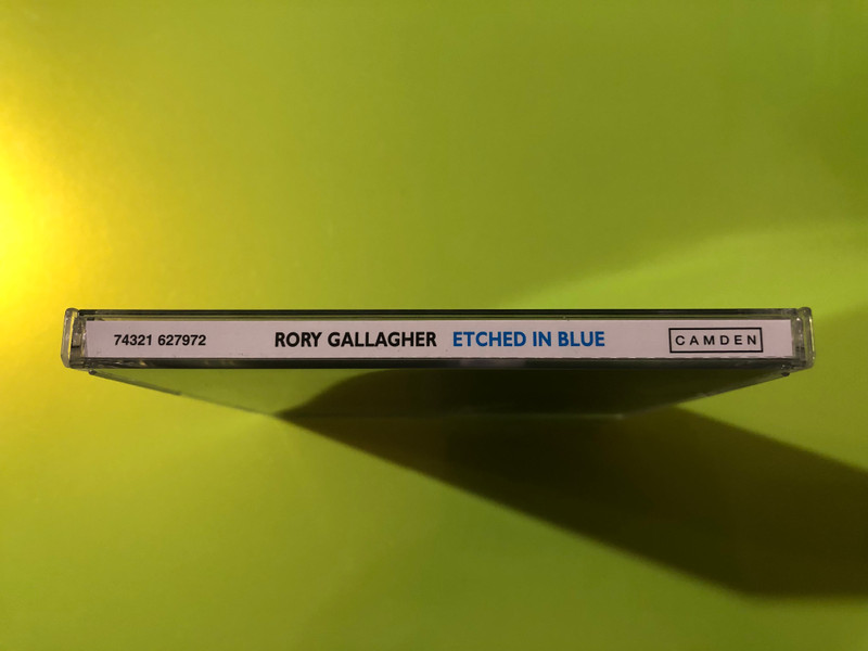 Rory Gallagher Etched In Blue Autographed BMG Camden CD (743216279722.)