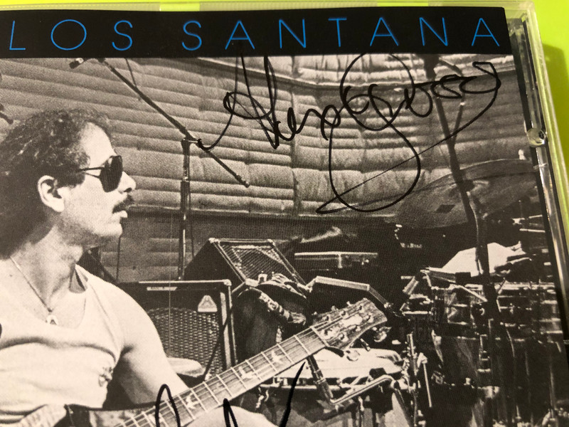 Carlos Santana Columbia Records Blues for Salvador Autographed CD (5099746025823.)