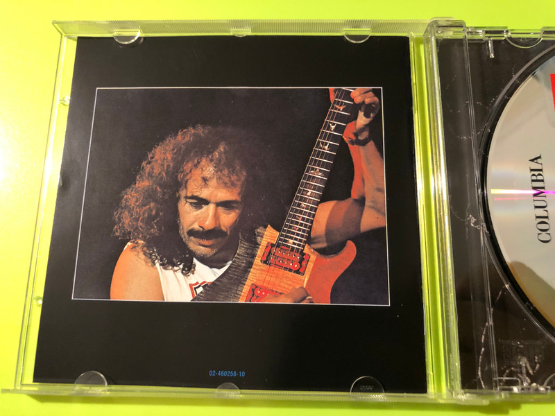 Carlos Santana Columbia Records Blues for Salvador Autographed CD (5099746025823.)