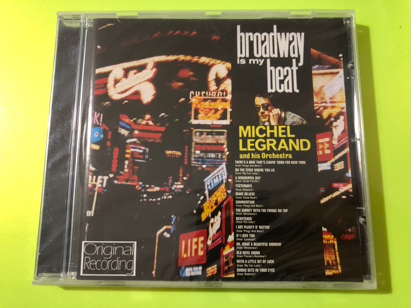 Michel Legrand and His Orchestra: Broadway Is My Beat - Hallmark Original Recording CD (5050457130220)