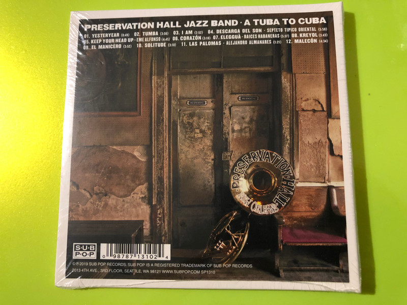 Preservation Hall Jazz Band - A Tuba to Cuba Afro-Cuban Jazz Soundtrack CD (098787131024)