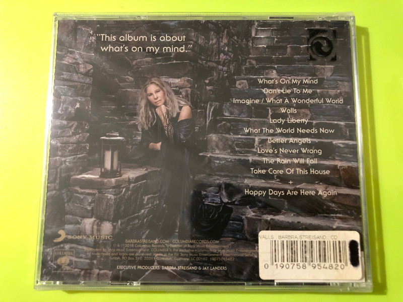 Columbia Records Presents Barbra Streisand's Walls Audio CD (190758954820)
