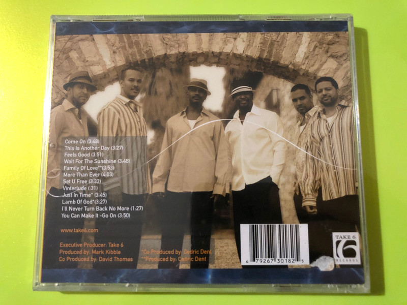 Experience the Smooth Harmonies of Take 6 - Feels Good Music CD (679267301825)