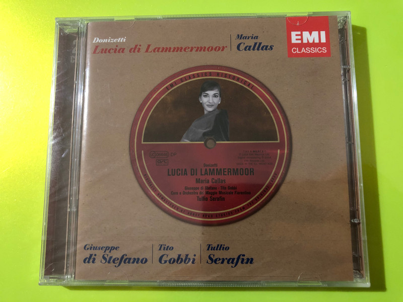 Maria Callas - Donizetti: Lucia di Lammermoor 2 CD Set (EMI Classics) (0724358619720)