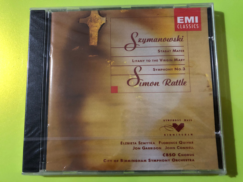 EMI Classics Orchestral Choral CD - Karol Szymanowski: Stabat Mater / Litany (0724355512123)
