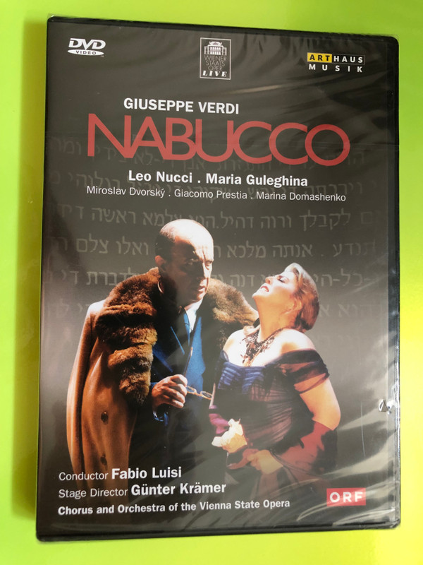 Arthaus Musik: Verdi Nabucco Vienna State Opera Live Concert DVD (9783941311824)