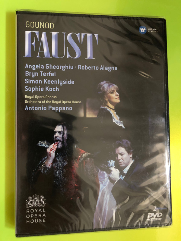 Warner Classics: Gounod Faust Royal Opera House Antonio Pappano 2-DVD Set (5099963161199.)