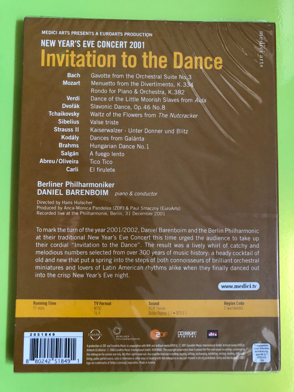 Berliner Philharmoniker - Invitation to the Dance DVD by Medici Arts (880242518491)