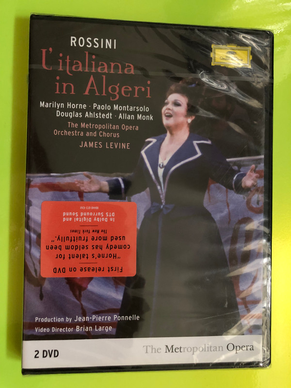 Deutsche Grammophon Gioacchino Rossini: L'italiana in Algeri Live Opera 2 DVD Set (4260965545855)