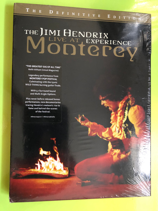 Geffen The Jimi Hendrix Experience: Live at Monterey Definitive Edition DVD (602517455177)