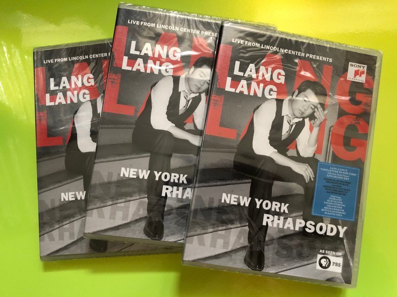 Lang Lang: New York Rhapsody Live Concert DVD (Sony Classical) (0889853296941)