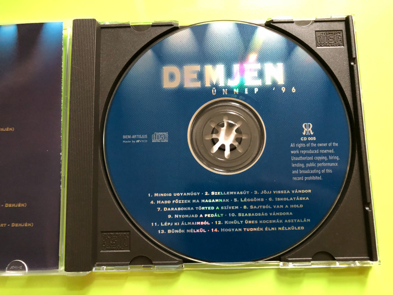 Rózsa Records Ferenc Demjén Ünnep '96 Volumes I and II Classic Hungarian Pop-Rock 2-CD Audio Album Set (FerencDemjén1-2)