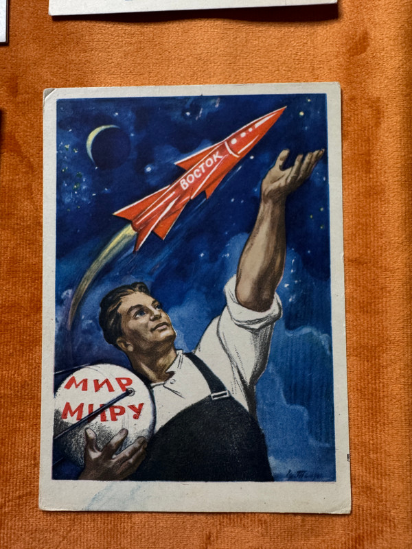 Vintage Soviet Postcard Assortment Set 1917–1987 Great October Revolution Anniversary Box (SovietPostcardSet1917–1987)