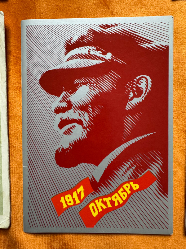 Vintage Soviet Postcard Assortment Set 1917–1987 Great October Revolution Anniversary Box (SovietPostcardSet1917–1987)