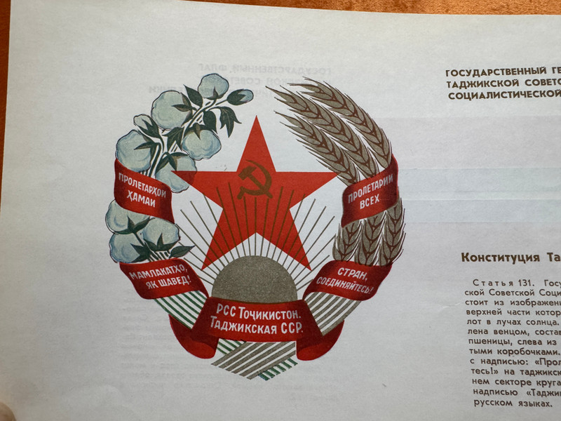 Vintage USSR State Emblems and Flags Commemorative Book by Izvestia (USSREmblemsFlags)