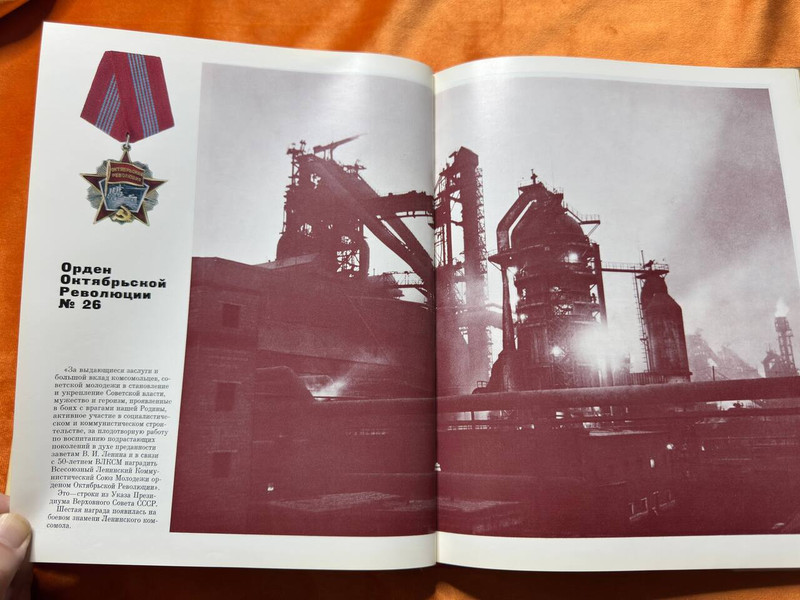 Planeta Publishing USSR VLKSM 1918-1978 Anniversary Photo Album Book (USSRVLKSM)