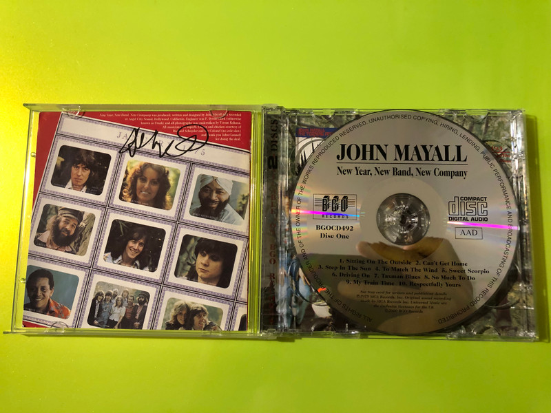 John Mayall 2-CD Set: New Year, New Band, New Company & Lots Of People (BGO Records) (5017261204929)